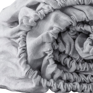 Homeroots Cloud Linen California King Fitted Sheet Cloud Linen 520770