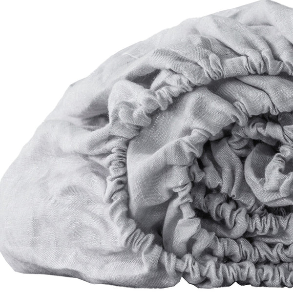 Homeroots Cloud Linen California King Fitted Sheet Cloud Linen 520770