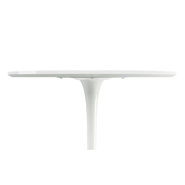 Homeroots 36" White Metal Dining Table   520865