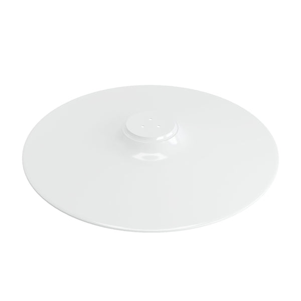 Homeroots 36" White Metal Dining Table   520865