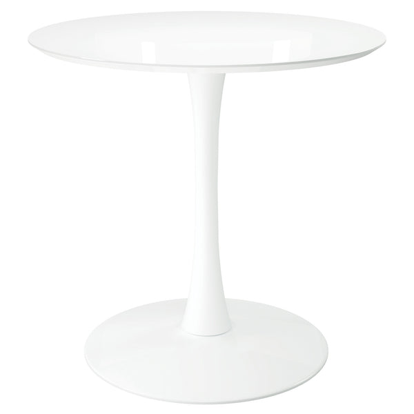 Homeroots 32" White Metal Dining Table   520866