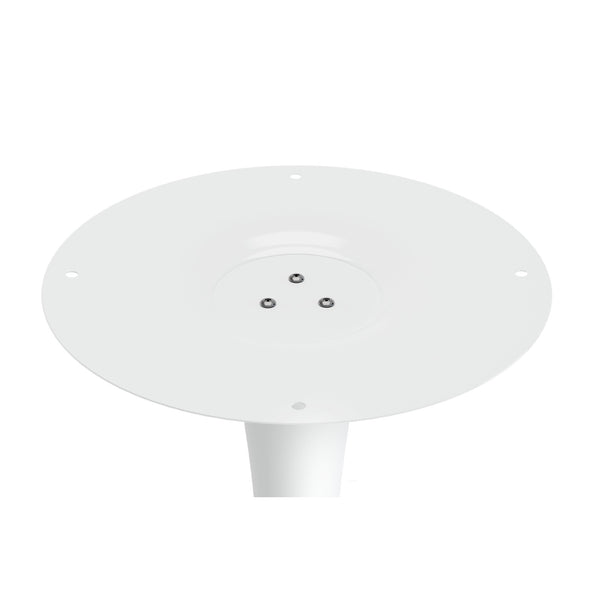 Homeroots 32" White Metal Dining Table   520866