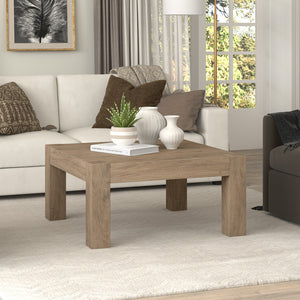 Homeroots 34" Gray Square Coffee Table   520922