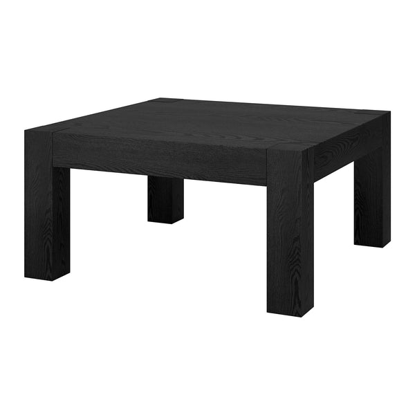 Homeroots 34" Black Square Coffee Table   520923