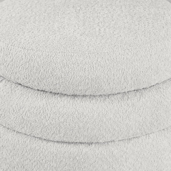 OSP Home Furnishings Cecil Storage Ottoman Parchment