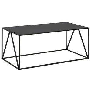 Homeroots 45" Black Steel Coffee Table   520948