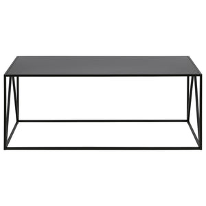 Homeroots 45" Black Steel Coffee Table   520948