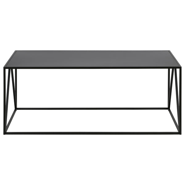 Homeroots 45" Black Steel Coffee Table   520948