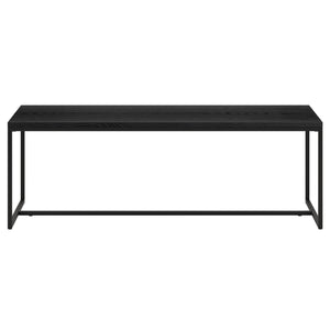 Homeroots 47" Black Coffee Table   520983