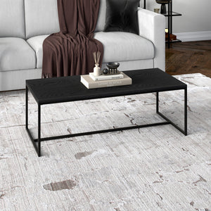 Homeroots 47" Black Coffee Table   520983