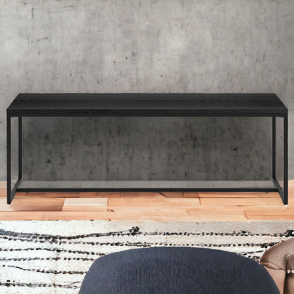 Homeroots 47" Black Coffee Table   520983