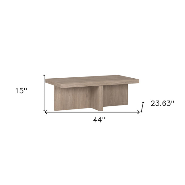 Homeroots 44" Gray Coffee Table   520992