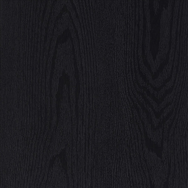 Homeroots 44" Black Faux Wood Grain Wide Coffee Table   520993