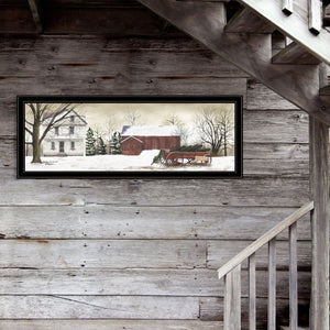 English Elm Trendy Decor 4u Billy Jacobs Folk Art Holiday Framed Print for Farmhouse Walls B06787463