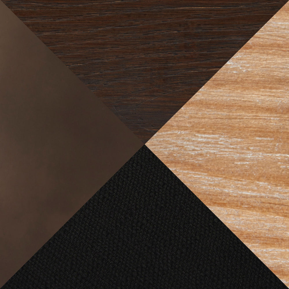 English Elm Dakota-Charlotte 5-Piece Contemporary Dining Set With Antique Metal & Blue Fabric Chairs For Stylish Dining B202S01496