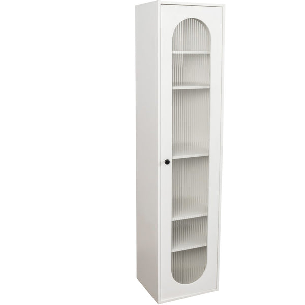 English Elm Organizer Rolling Three Tier Pantry Storage Cabinet with Wheeled Base Slim Fit W331P379950
