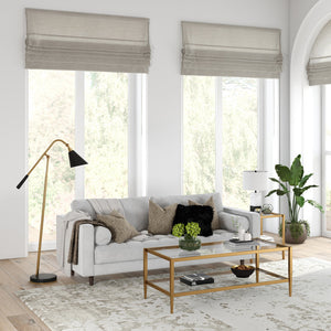 Homeroots 45" Clear And Antiqued Brass Glass And Metal Coffee Table With Shelf   521038