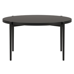 Homeroots 32" Black Steel Round Coffee Table   521066