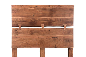 Homeroots Brown Solid Wood Queen Bed Frame  Wood 521071