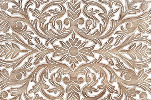 Homeroots Gray Solid Wood King Bed Frame  Wood 521083