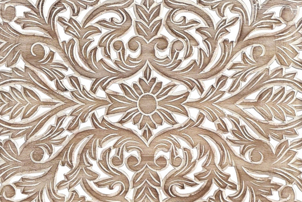 Homeroots Gray Solid Wood King Bed Frame  Wood 521083