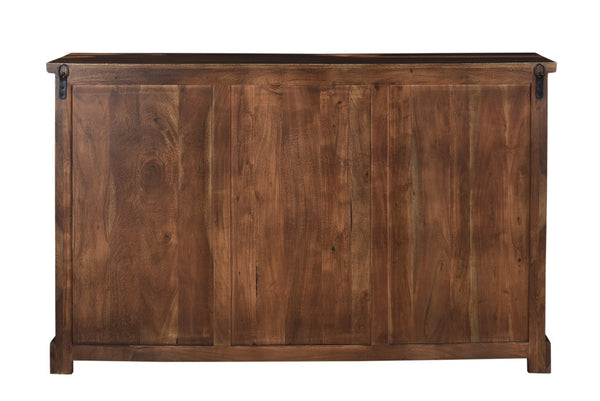 Homeroots 60" Dark Brown Solid Wood Six Drawer Dresser  Solid Wood 521231