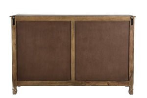 Homeroots 57" Gray Solid Wood Seven Drawer Dresser  Solid Wood 521237