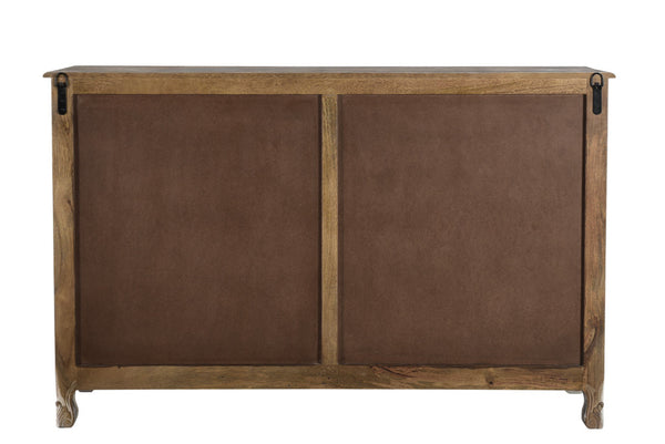 Homeroots 57" Gray Solid Wood Seven Drawer Dresser  Solid Wood 521237