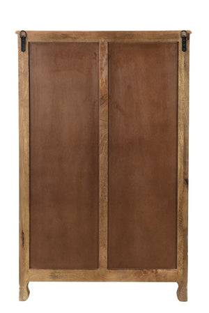 Homeroots 35" Gray Solid Wood Six Drawer Chest  Solid Wood 521241