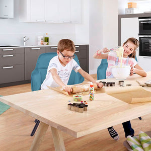 Homeroots Tufted Blue And Black Velvet And Metal Dining Arm Chair  Metal 521273