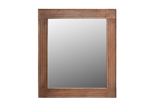 Homeroots 46" Brown Dresser Solid Wood Mirror  Wood 521572