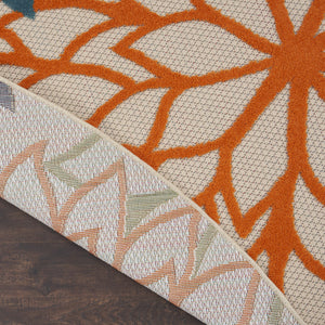 Homeroots 10' Blue And Green Indoor Outdoor Area Rug  Polypropylene 521640