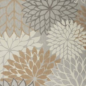 Homeroots 12' X 15' Gray And Ivory Indoor Outdoor Area Rug  Polypropylene 521650