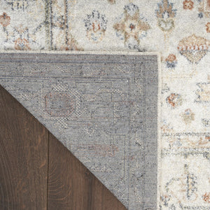 HomeRoots 9' Gray Oriental Power Loom Distressed Area Rug - Timeless Elegance for Modern and Traditional Spaces 9' X 12' 521713