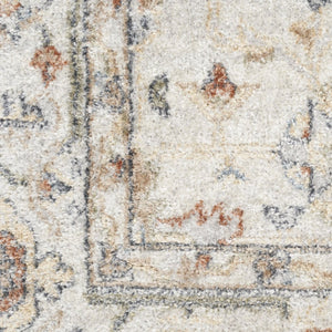 HomeRoots 9' Gray Oriental Power Loom Distressed Area Rug - Timeless Elegance for Modern and Traditional Spaces 9' X 12' 521713