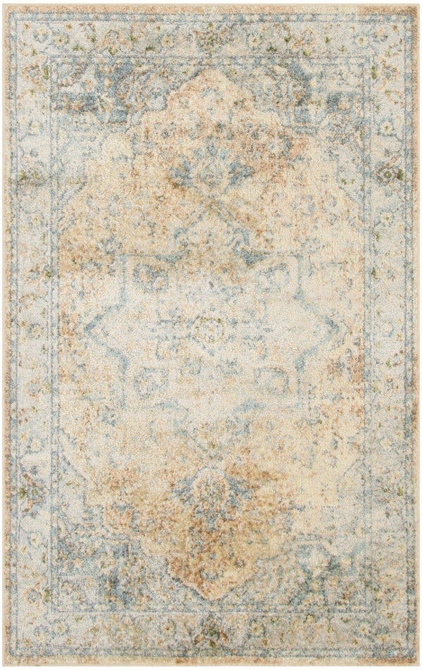 Homeroots 9' X 12' Gray Oriental Power Loom Distressed Area Rug  Polyester 521713
