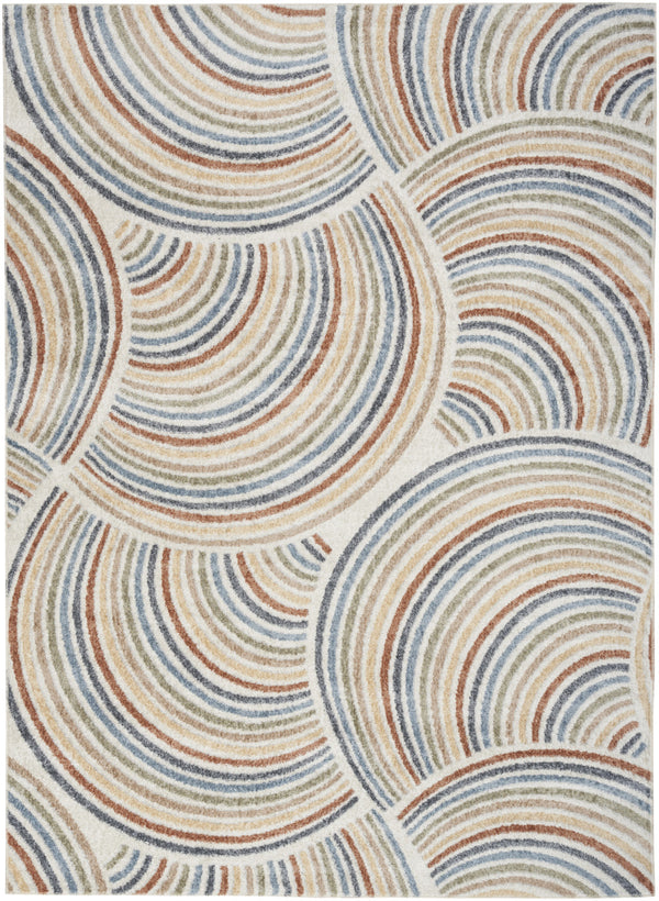 Homeroots 9' X 12' Gray Oriental Power Loom Area Rug  Polyester 521718