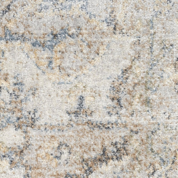 HomeRoots 9' Gray Oriental Power Loom Area Rug - Timeless Design for Elegant Spaces & Easy Maintenance 9' X 12' 521718