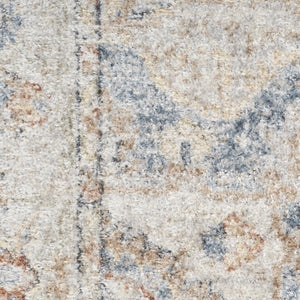 HomeRoots 9' X 12' Gray Oriental Power Loom Area Rug - Stylish Low-Pile Design for Elegant Living Spaces 521721