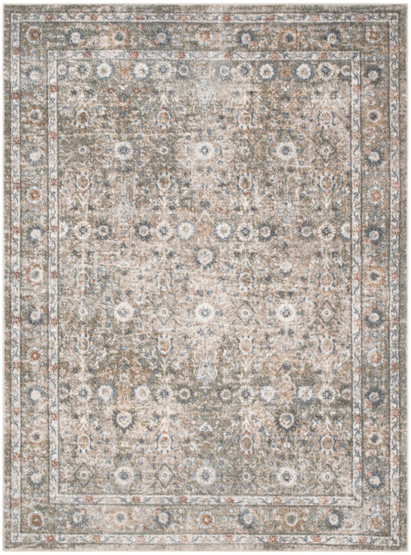 Homeroots 9' X 12' Gray Oriental Power Loom Area Rug  Polyester 521722