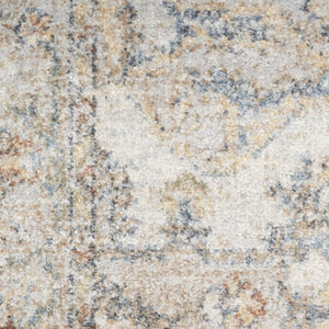 HomeRoots 9' Gray Oriental Power Loom Area Rug - Elegant Design for Cozy Living Spaces & Durability Guaranteed 9' X 12' 521722