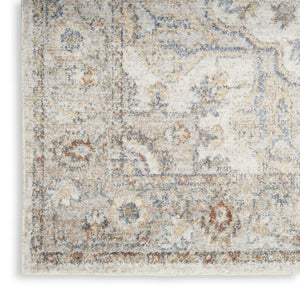 HomeRoots 9' Gray Oriental Power Loom Area Rug - Elegant Design for Cozy Living Spaces & Durability Guaranteed 9' X 12' 521722