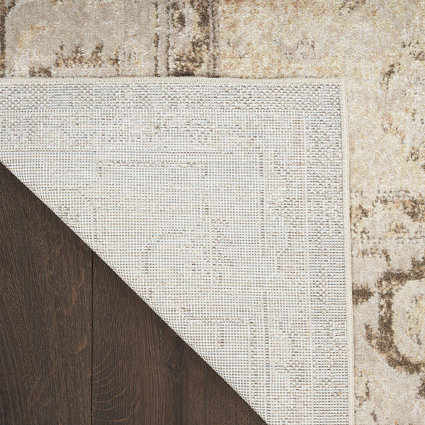 Homeroots 5' X 7' Sage Oriental Power Loom Distressed Washable Area Rug  Polyester 521732