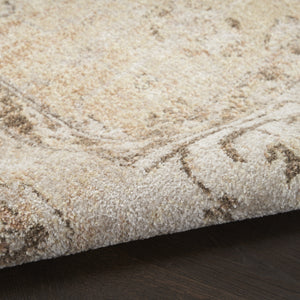 Homeroots 7' X 9' Sage Oriental Power Loom Distressed Washable Area Rug  Polyester 521735