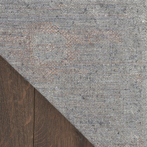 Homeroots 12' Sage Oriental Power Loom Distressed Washable Runner Rug - Elegant Design For Timeless Style  Polyester 521738