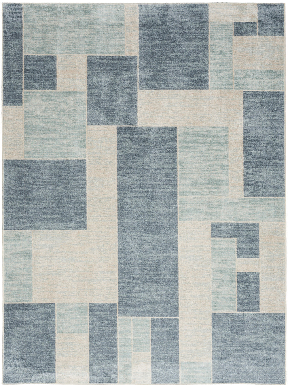Homeroots 5' X 7' Gray Oriental Power Loom Distressed Washable Area Rug  Polyester 521741