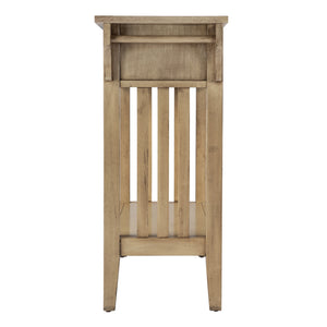 Butler Specialty Larina Stylish Rectangular Console Table With 2 Storage Drawers And Open Shelf For Versatile Spaces Beige Poplar Wood,Fiberboard,Cherry Veneer 5217424-butler