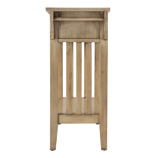 Butler Specialty Larina Stylish Rectangular Console Table With 2 Storage Drawers And Open Shelf For Versatile Spaces Beige Poplar Wood,Fiberboard,Cherry Veneer 5217424-butler