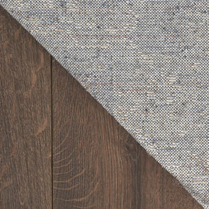 Homeroots 7' X 9' Light Blue Oriental Power Loom Distressed Washable Area Rug  Polyester 521763