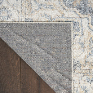 Homeroots 12' Gray Oriental Washable Runner Rug - Durable Polyester, Stylish Abstract Design For Any Space  Polyester 521776